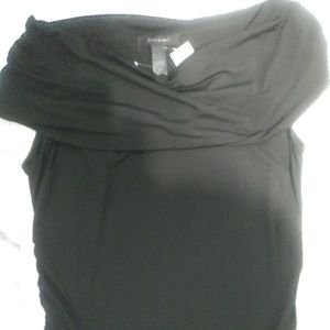 NWT Black Ashley Stewart short sleeve shirt